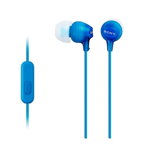 Sony mdrex15apli azul auriculares con micrófono