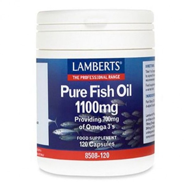 Aceite de Pescado Puro 1100mg 120 Caps 8508120 Lamberts