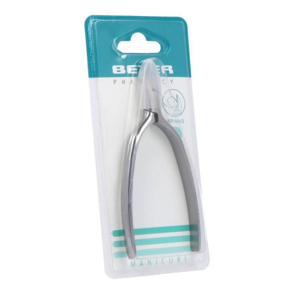 BETER ALICATES MANICURA UÑAS CURVO CROMA