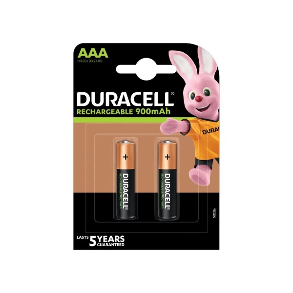 Pila duracell recarg. hr03 900mah. bl.2