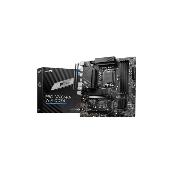 Msi placa base pro b760m-a wifi ddr4 atx lga1700